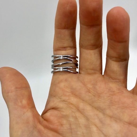 Beautiful 925 silver spiral ring - Picture 4 of 6
